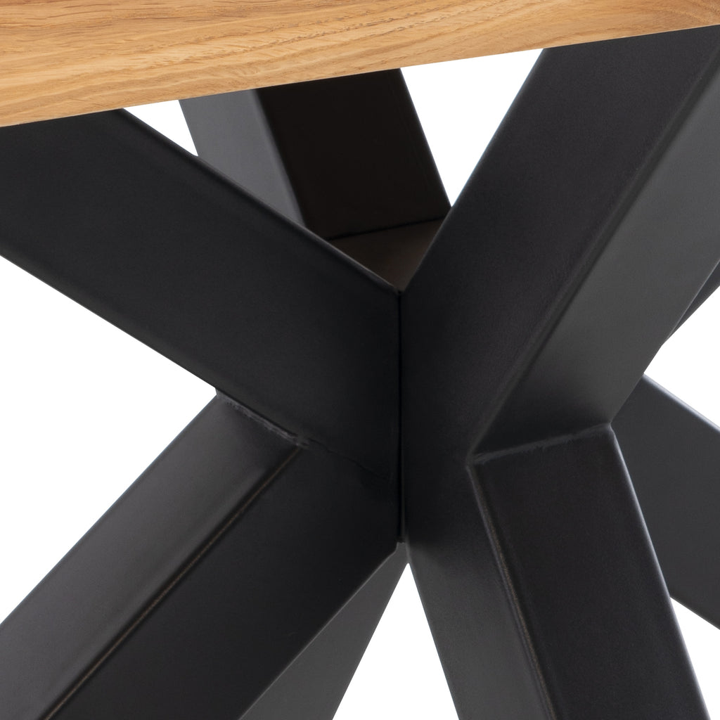 Mesa Grace 200cm natural/preto
