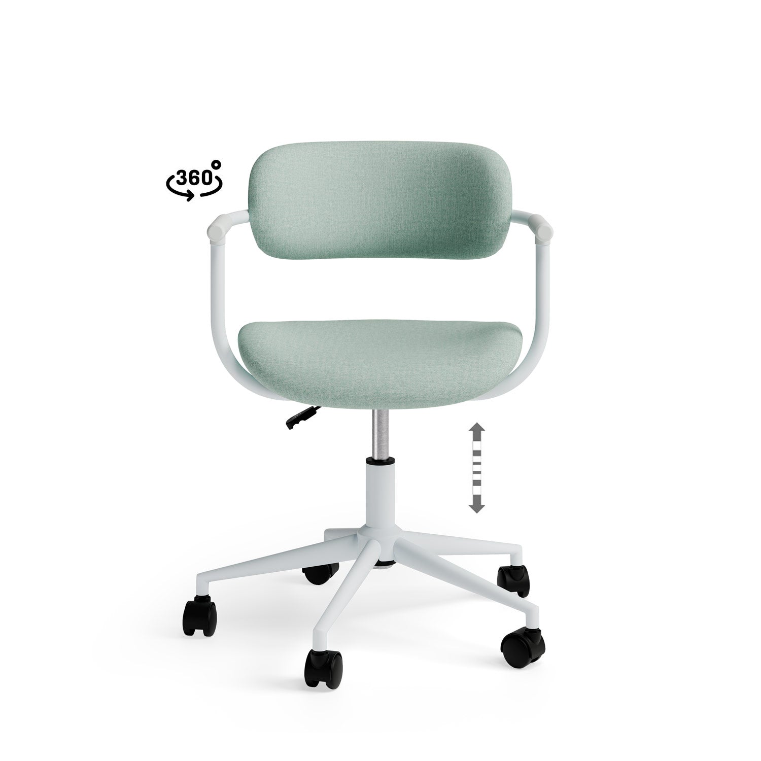 Cadeira de escritorio Oxford menta