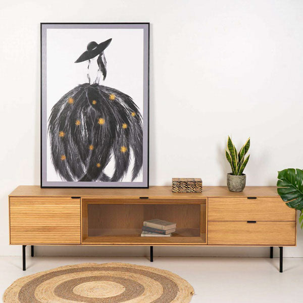 Quadro Elegance 80x120cm preto