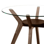 Mesa Sabrine Vidro / Nogueira