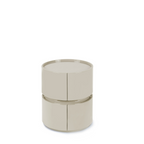 Mesa de cabeceira TIMEO Beige brilho