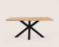 Mesa Grace 180cm natural/preto