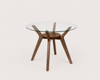 Mesa Sabrine Vidro / Nogueira