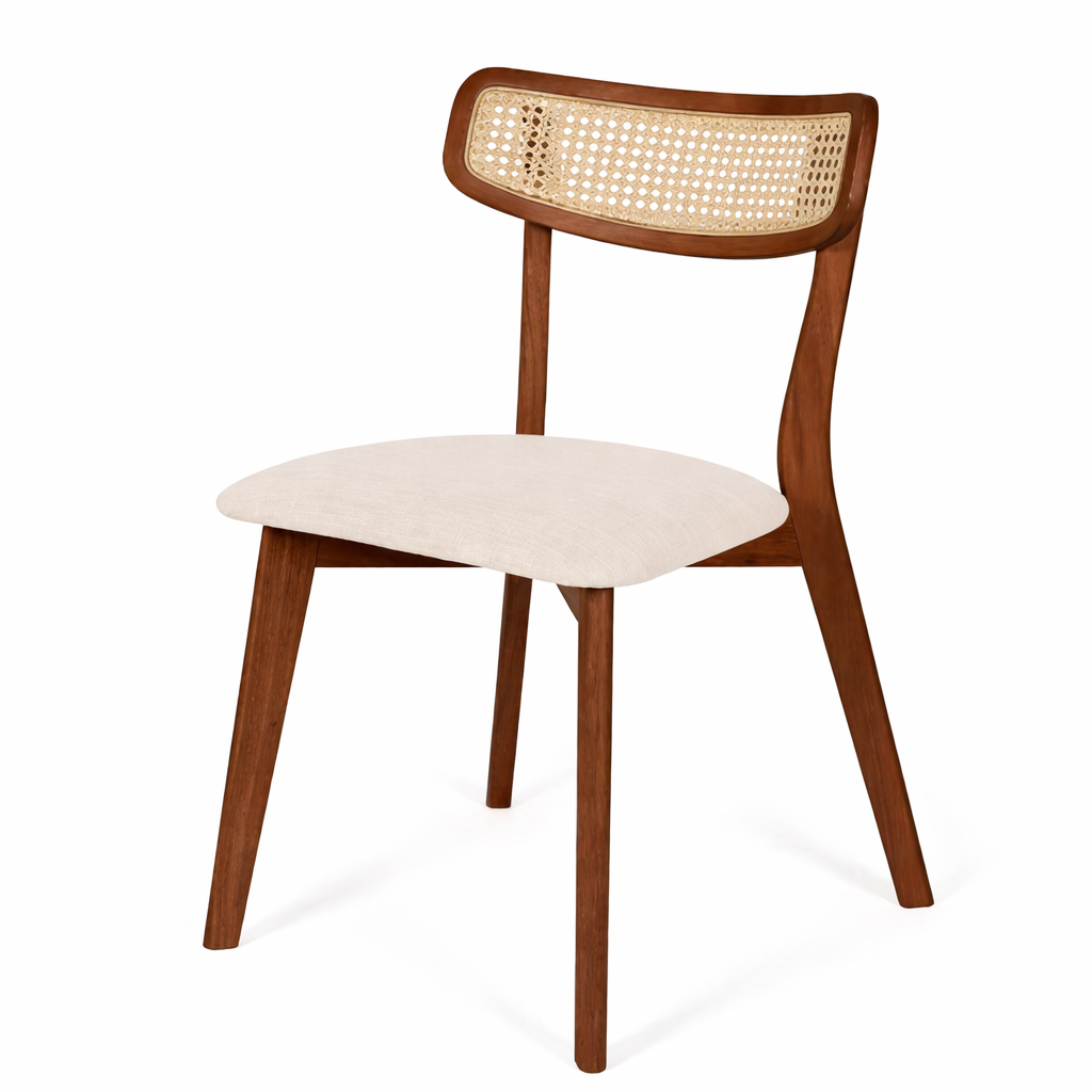Cadeira Shirley Nogueira / Beige