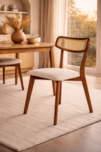 Cadeira Shirley Nogueira / Beige